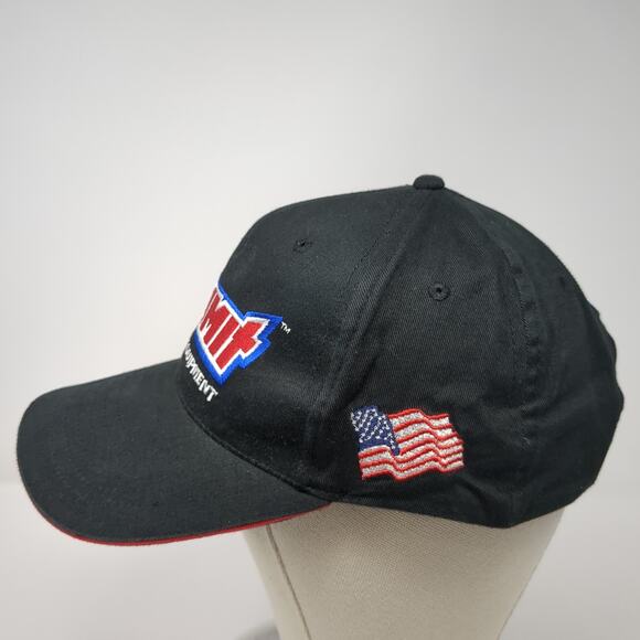 Summit Racing Equipment Strapback Hat Black One Size Vent Holes Outdoor - Picture 3 of 10